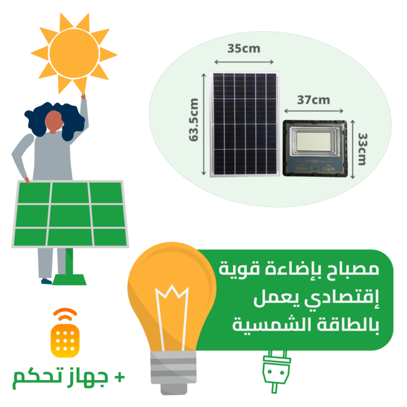 بروجيكتور بالطاقة الشمسية